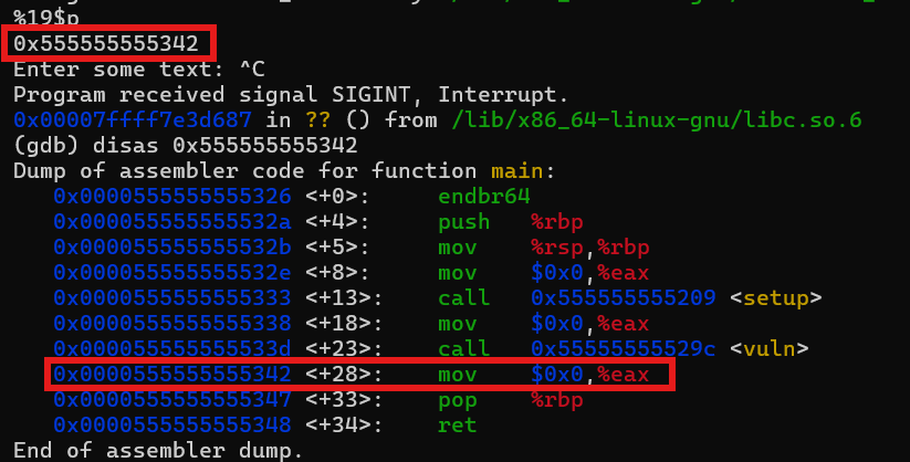 not at the beginning